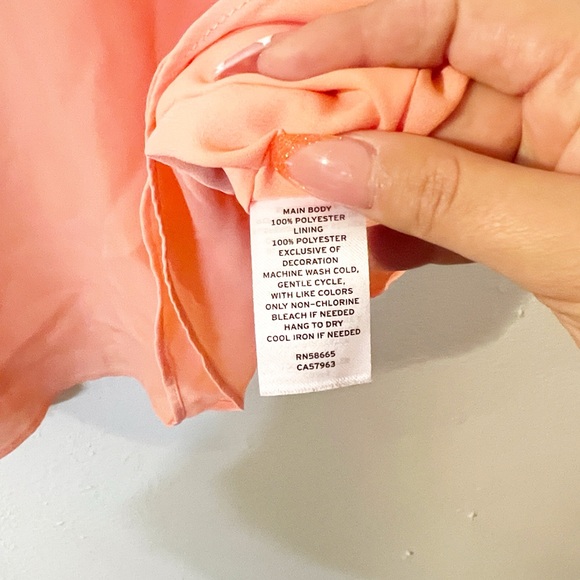 Melrose and market peach lined lace tank top new - Picture 7 of 11